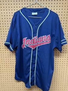 Cleveland Indians #13 Omar Vizquel Giveaway Promotional Button Jersey Size XL - Picture 1 of 8