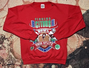 VINTAGE MADE IN USA 1993 Tultex Ohio State Citrus Bowl Crewneck Sweater XL - Bild 1 von 6