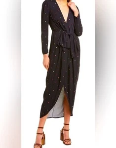 Farm Rio Dress Black Dots Dress New With Tags Women’s Size Small - Picture 1 of 9
