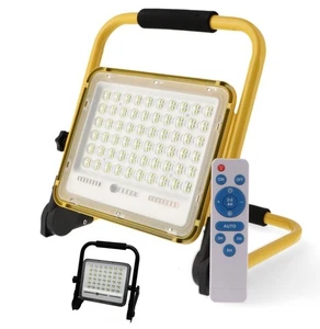 Faro LED Ricaricabile 30W Professionale da Lavoro Portatile con Telecomando IP65 - Foto 1 di 8