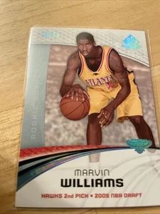2005-06 SP Game Used Edition - Rookie Authentics Marvin Williams #144 /50 - Picture 1 of 3