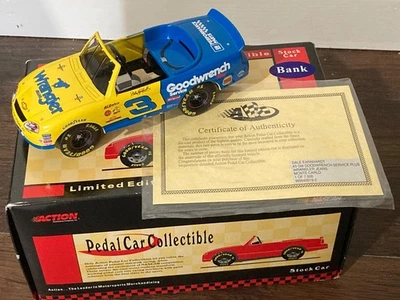 New Nascar Dale Earnhart Action Pedal Bank Stock Car w/ Box & CERT Collectable - Image 1 of 4