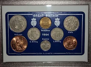 1964 Vintage Coin Gift Set (Retro 61st Birthday Birth Year / Wedding Anniversary - Picture 1 of 1