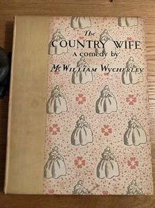 The Country Wife - A Comedy: William Wycherley - Steven Spurrier Signed Limited - Picture 1 of 11