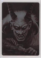 2018 Attic Inked Nightmare Krampus Metal Cards Black Proof 1/1 Tim Proctor c9a