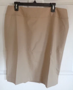 NWT - Talbots Woman Beige - Poly Blend Skirt - Size 14W - Picture 1 of 1