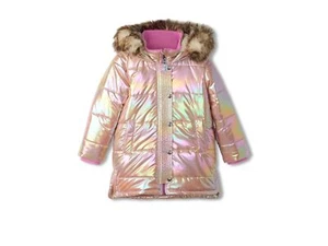 Hatley Kids Pink Moon Sherpa Lined Puffer Jacket (Toddler/Little Kid/Big Kid) - Picture 1 of 3