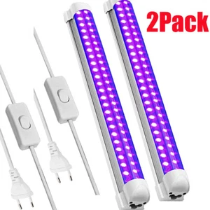 2x USB 48Leds LED UV Ultraviolet Strip Tube Light Bar Club Party Lamp Blacklight - Picture 1 of 22