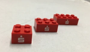LEGO® - Piedra especial con logotipo CAJA DE AHORROS en tres tallas 2x2 3003 2x3 3002 2x4 3001 - Imagen 1 de 28