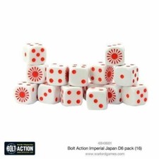 Bolt Action Imperial Japanese D6 Dice New - 408406001