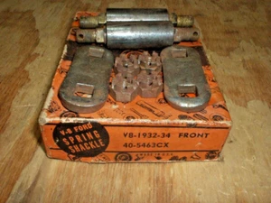 1932 1934 1935 1936 1937 1938 1940 1942 Ford grilletes de resorte delanteros 40-5630 ¡Nuevo de Lote Antiguo! - Imagen 1 de 1
