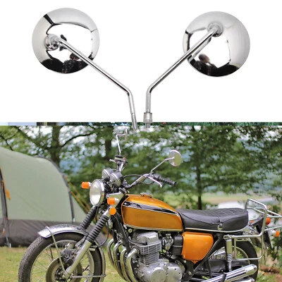 For Honda Shadow Spirit 750 2007 2005 10mm Motorcycle Scooter Rearview Mirror - Imagem 1 de 4