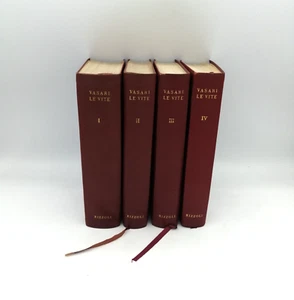 "LE VITE in 4 volumi" Giorgio Vasari, Rizzoli 1947 con tavole fuori testo b/n - Imagen 1 de 5