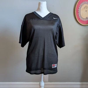 Nike Team Womens Black Practice Jersey Athletic Mesh Size Large - Picture 1 of 8