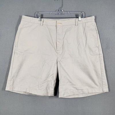 Pantalones Cortos Informales Vineyard Vines Club Para Hombre 42 Algodón Tostado Frente Plano Foto 1 de 4