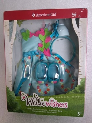 Disfraz American Girl Wellie Wisher Garden Tea Time Azul Nuevo En Caja Foto 1 de 4