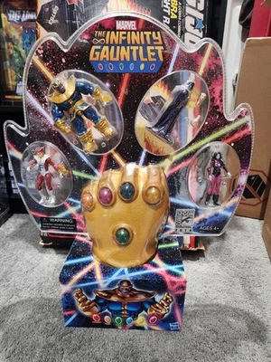 2014 SDCC Exclusivo The Infinity Gauntlet Hasbro Marvel Universe Comic Con NUEVO Foto 1 de 4