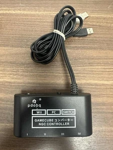 Pdobq Wii PC Switch Gamecube NGC Controlle Hub Muy Bueno 2E - Imagen 1 de 3