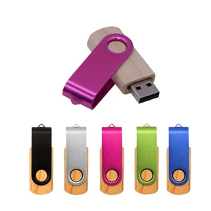 Memory Stick USB 2.0 3.0 64 GB 32 GB 8 GB 1 GB de memoria bambú USB Flash Pen Drive - Imagen 1 de 30
