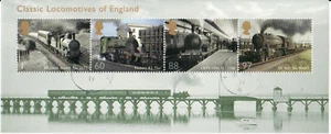 GREAT BRITAIN 2011 CLASSIC LOCOMOTIVES MINIATURE SHT FU - Picture 1 of 1