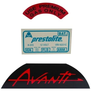 Studebaker Avanti Decals | Various Applications - Bild 1 von 5