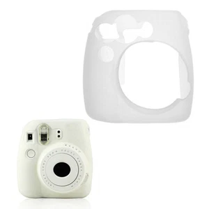 Weiche Silikon Abdeckung Gelee Case kompatibel mit Fuji Instax Mini 9/8/8+ (weiß) - Bild 1 von 6