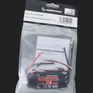 Hobbywing Skywalker 60A Speed Control 3~6S Brushless ESC RC Helicopter Airplane - Picture 1 of 5