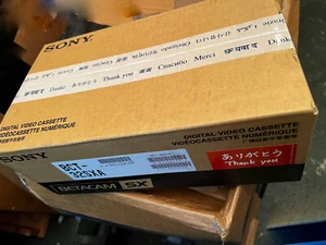 SONY Bct-32sxa Betacam SX TAPE NEUF Lot de 10 Cassettes Vidéo Digital K7 NEUVE - Photo 1 sur 2