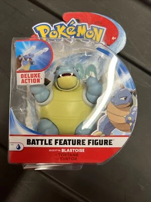 Figura de acción S3 Pokemon BLASTOISE Battle Feature Deluxe 4"" nueva en caja Jazwares-nueva Foto 1 de 2