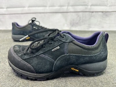 Dansko Paisley Black Suede Sneakers Vibram Size 38 / 8 Fast Free Shipping - Image 1 of 4