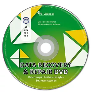 Daten Recovery DVD✔ Windows 10 / 8 / 7 / Vista / XP (32&64Bit)✔ Daten Rettung✔ - Bild 1 von 1