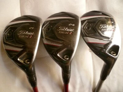 3x Titleist Hybrid 913H, 27 +24 +21 Grad, Diamana +Bassara Schaft  flex A Senior - Bild 1 von 4