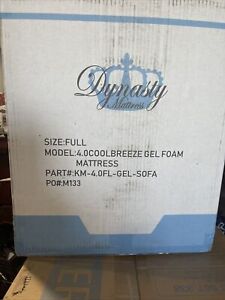 Dynasty Full Size Mattress 4” Cool Gel Memory Foam