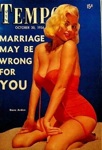 Tempo Magazine October 30 1956 Dane Arden Joan Collins Otto Graham - Picture 1 of 5