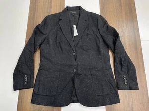 NEW Talbots Grace Fit Womens M Wool Silk Blazer 2 Button Coat Jacket NWTs $170 - Picture 1 of 12