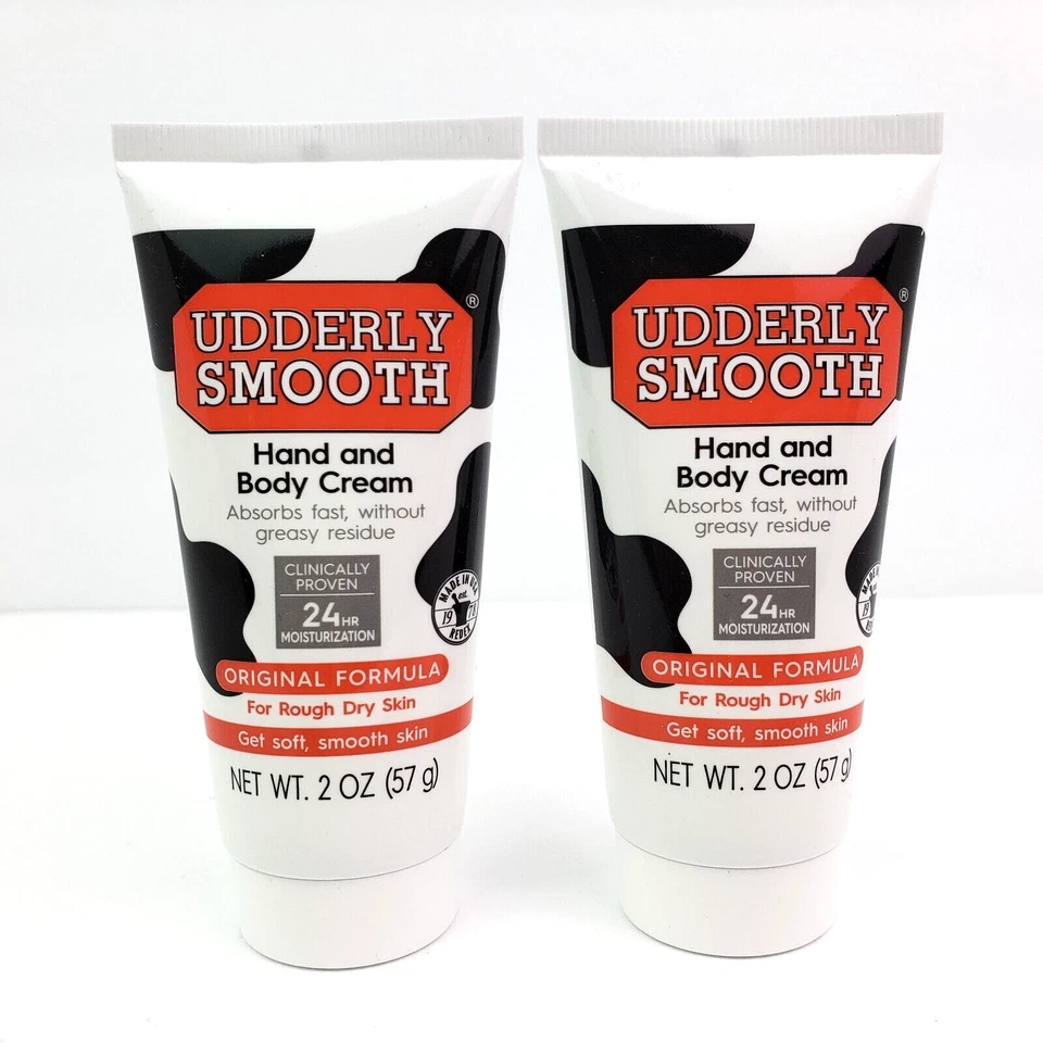 Loción Crema Manos y Cuerpo Fórmula Original Udderly Smooth 2oz Lote de 2 Foto 1 de 3