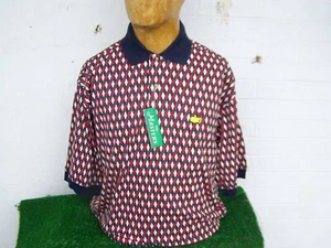 Augusta National Golf Shop Slazenger 100 % Baumwolle Argyle Golfshirt Herren Medium - Bild 1 von 8