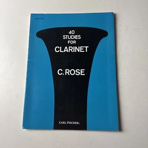 40 Studies for Clarinet Book 1 by C. Rose - Imagen 1 de 5