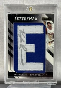 2008 Razor Letterman Autograph "E" Kyle Russell - Los Angeles KR-E - Picture 1 of 7