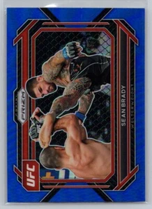 2023 Prizm UFC #51 Sean Brady Blue Prizm /175 - Picture 1 of 2