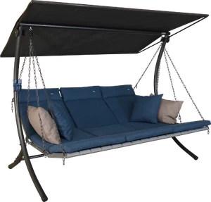 Angerer Hollywoodschaukel Luxus Smart denim Gartenschaukel Gartenliege - Bild 1 von 4
