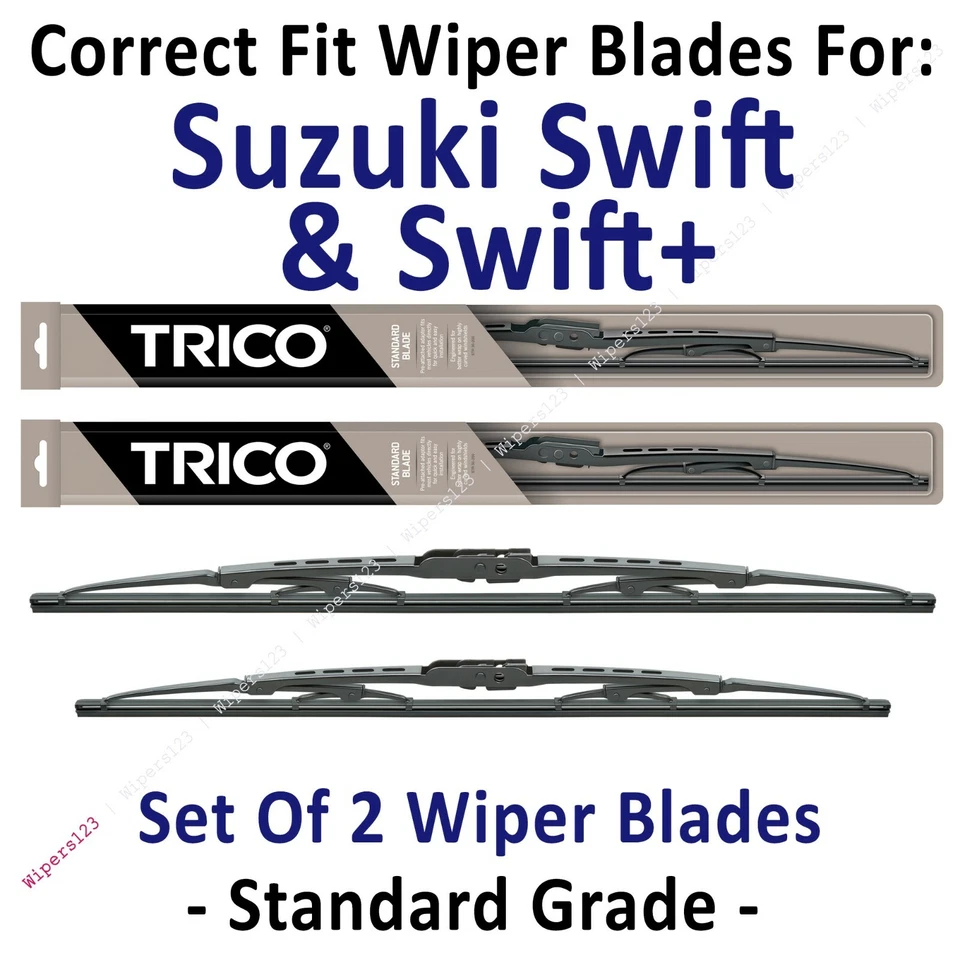 Wiper Blades 2-Pack Standard - fit 1995-2001 Suzuki Swift - 30200/190 - Image 1 of 1