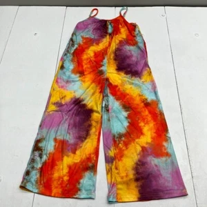 Shein Multicolored Tie Dye Sleeveless Jumpsuit Girls Size 8 - Picture 1 of 6