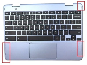 SAMSUNG XE521QAB TASTIERA ASSEMBLAGGIO LAPTOP POGGIAPOLSI TOUCHPAD BA98-01445A - COSÌ COM'È - Foto 1 di 4