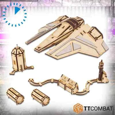 SFU-103 TTCombat - Sci-Fi-Utopia - Strike Fighter - (Tabletop Terrain, Gelände)