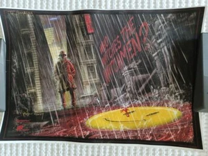 RARO POSTER WATCHMEN AUTORE JAMES ROBINSON FIRMATO DATATO 2004 - Foto 1 di 4