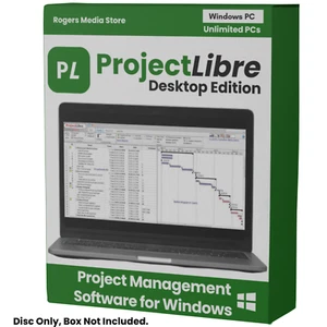 Project Management Software - Gantt Charts, Task Tracking, Project Timelines -CD - Picture 1 of 9
