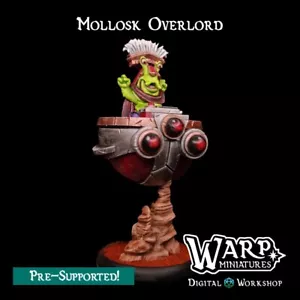 Mollosk Overlord/TTRPG/Wargaming/Pathfinder/ Dungeons and Dragons/Mordheim/ Warp - Bild 1 von 3