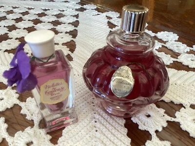 Lot de 2  Anciens Flacons parfum violettes de Toulouse BERDOUES  Année 1960. - Photo 1/4
