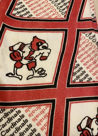 Vintage Louisville cardinals blanket (72” x 90”) Cover
